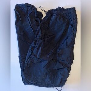Garage Women's black parachute pants